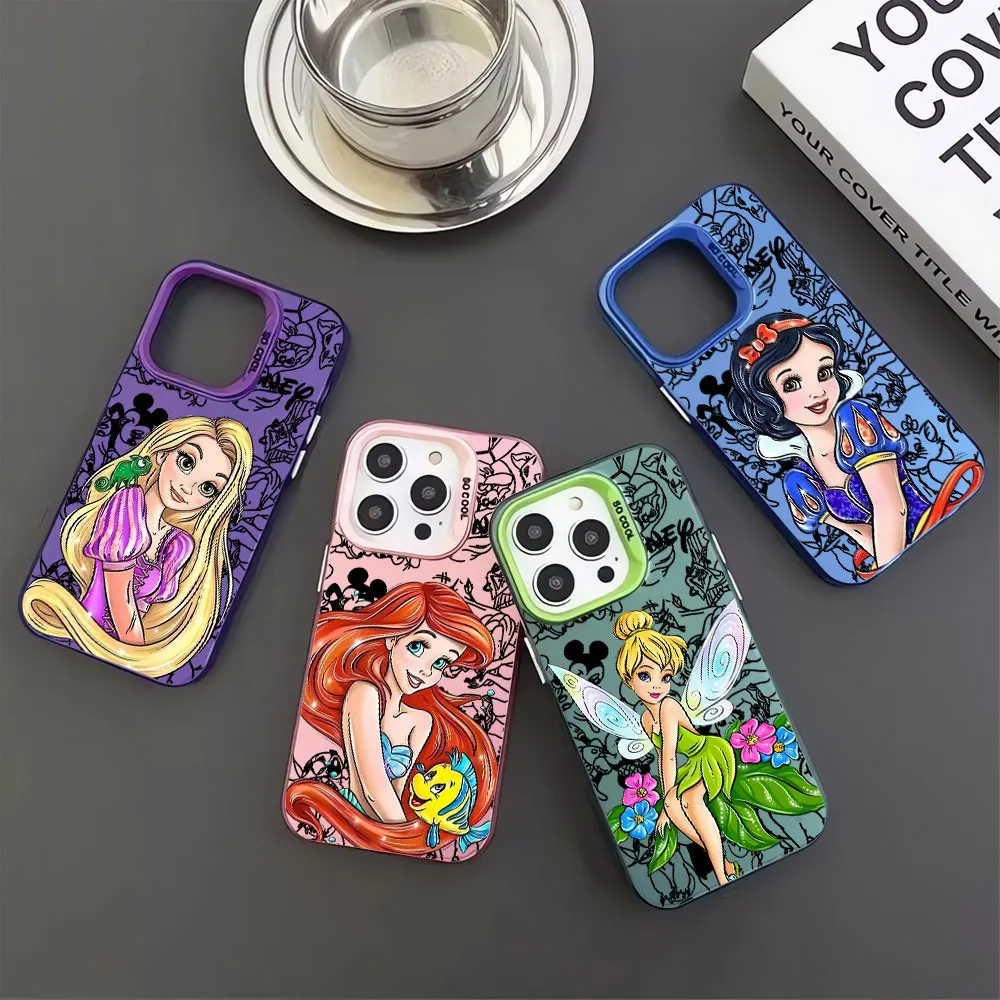 Disney Princess Jasmine Print Phone Case for iPhone XR XS Max 14 Pro 12 Pro 15 Plus X 11 Pro Max 13 13 Soft Cover TPU Silicone