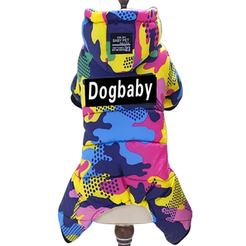 Pet Dog Jumpsuit Thicken Warm Winter Dog Clothes for Small Dogs Cats Chihuahua Jacket Yorkie Shih Tzu Down Coat Poodle Outfits