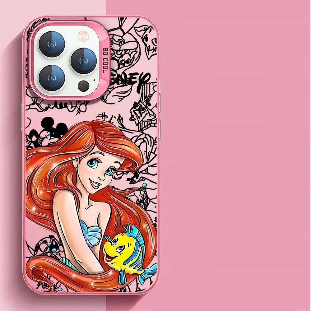Disney Princess Jasmine Print Phone Case for iPhone XR XS Max 14 Pro 12 Pro 15 Plus X 11 Pro Max 13 13 Soft Cover TPU Silicone