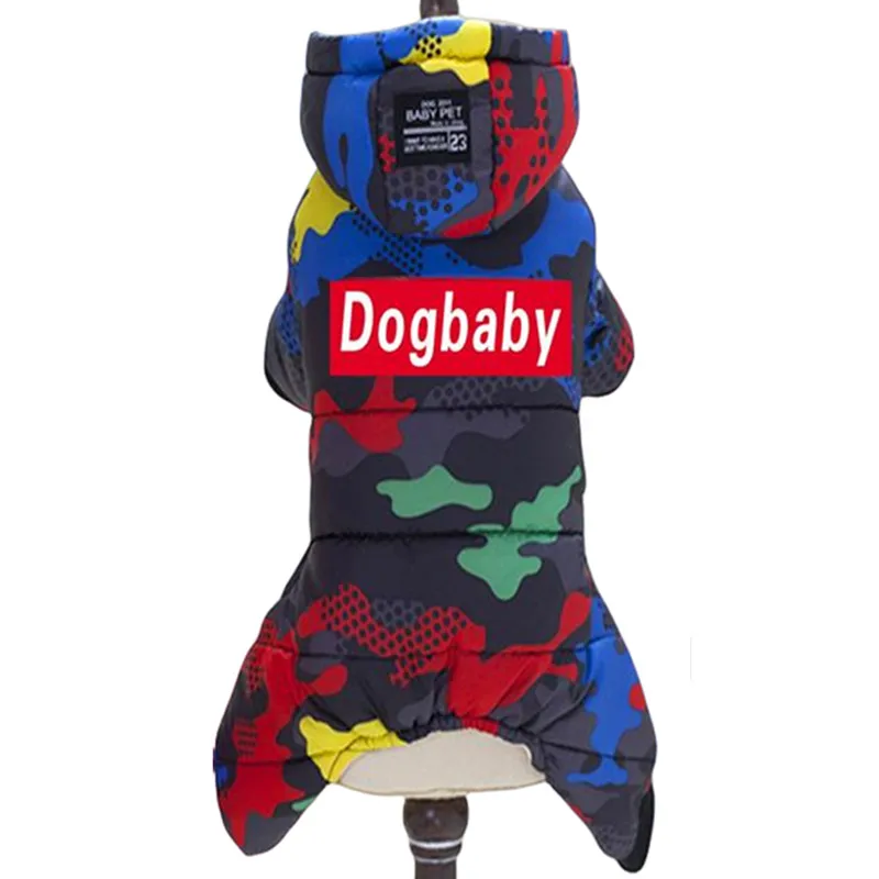 Pet Dog Jumpsuit Thicken Warm Winter Dog Clothes for Small Dogs Cats Chihuahua Jacket Yorkie Shih Tzu Down Coat Poodle Outfits